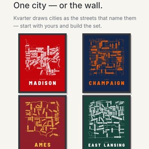 Madison map wall art — Listing image 09 — theline