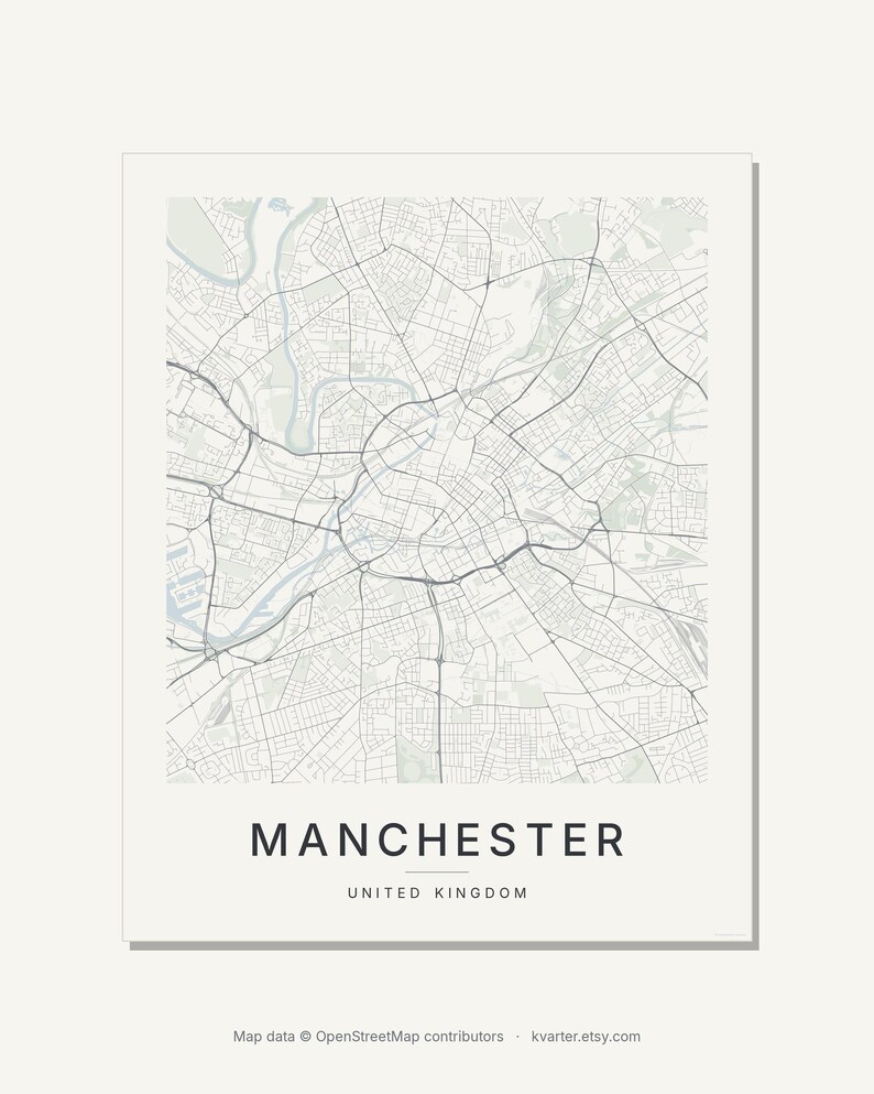 Manchester map wall art — Listing image 09 — brand