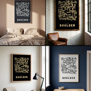 Boulder map wall art — Listing image 02 — rooms