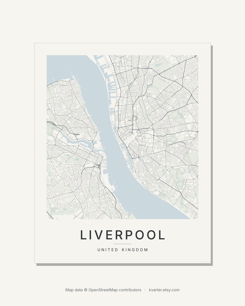 Liverpool map wall art — Listing image 08 — hero dark
