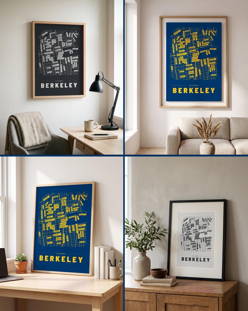 Berkeley map wall art — Listing image 02 — rooms