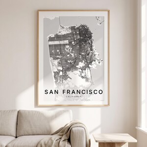 San Francisco map wall art — Listing image 08 — hero dark
