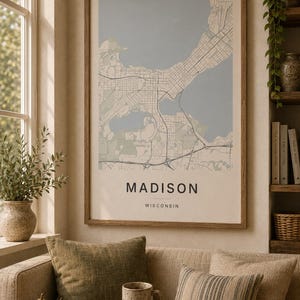 Madison map wall art — Listing image 07 — gallerywall