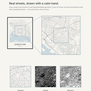 Kingston map wall art — Listing image 07 — gallerywall