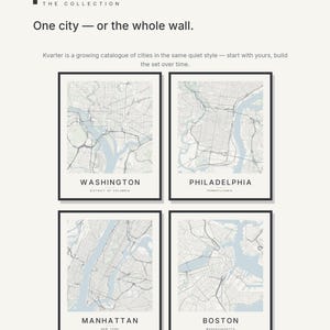 Washington map wall art — Listing image 07 — gallerywall