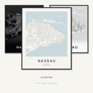 Nassau map wall art — Listing image 01 — hero
