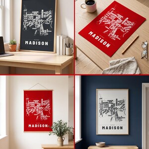 Madison map wall art — Listing image 02 — rooms