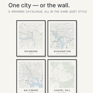 Richmond map wall art — Listing image 08 — hero dark