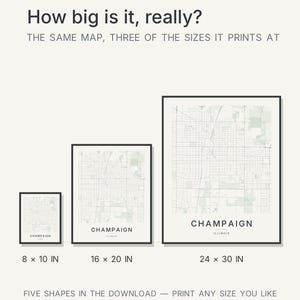 Champaign map wall art — Listing image 08 — hero dark