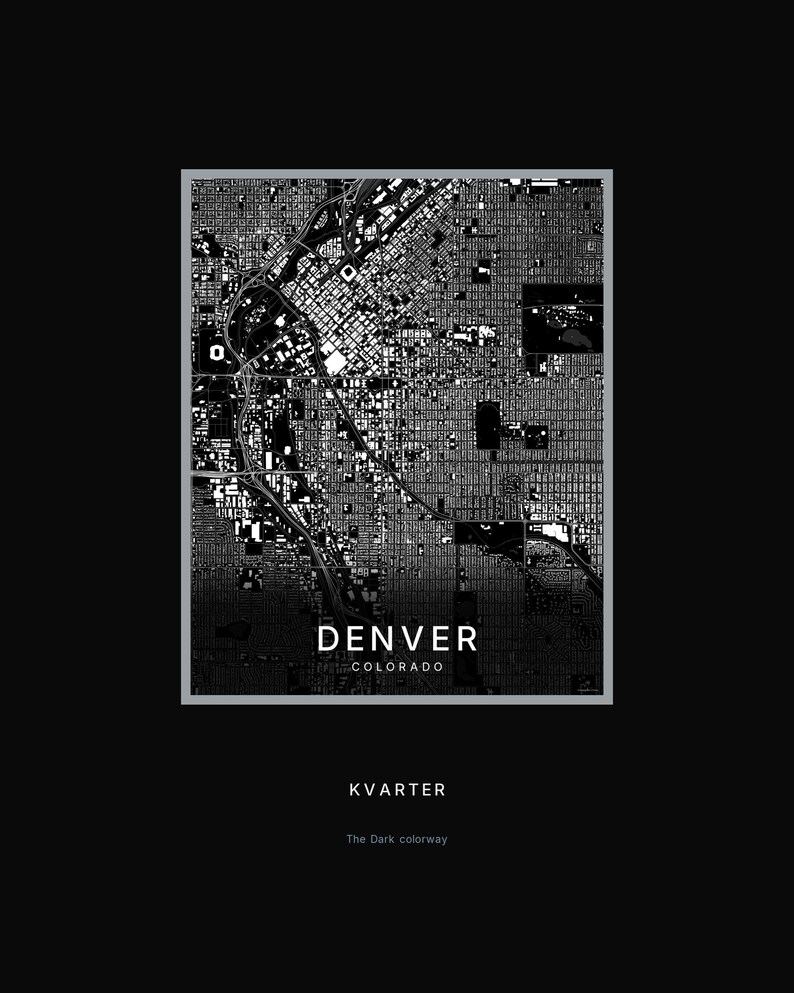 Denver map wall art — Listing image 09 — brand
