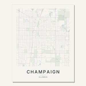 Champaign map wall art — Listing image 09 — brand