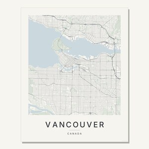 Vancouver map wall art — Listing image 03 — flat