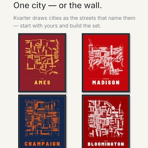 Ames map wall art — Listing image 09 — theline