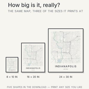 Indianapolis map wall art — Listing image 08 — hero dark