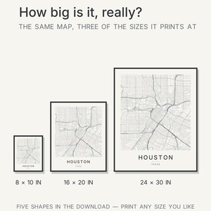 Houston map wall art — Listing image 08 — hero dark