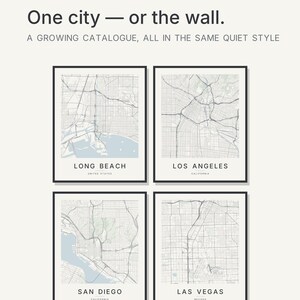 Long Beach map wall art — Listing image 07 — gallerywall