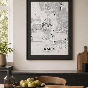 Ames map wall art — Listing image 05 — whatyouget
