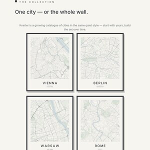 Vienna map wall art — Listing image 06 — sizes