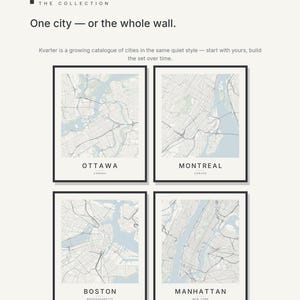 Ottawa map wall art — Listing image 08 — hero dark