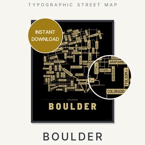 Boulder map wall art — Listing image 01 — hero