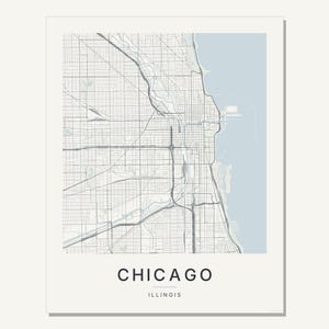 Chicago map wall art — Listing image 05 — whatyouget