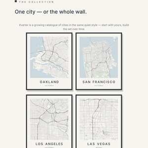 Oakland map wall art — Listing image 09 — brand