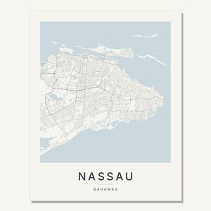 Nassau map wall art — Listing image 03 — flat