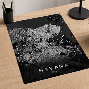 Havana map wall art — Listing image 05 — whatyouget