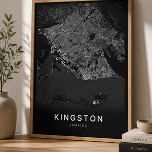 Kingston map wall art — Listing image 06 — sizes