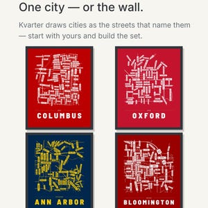 Columbus map wall art — Listing image 09 — theline
