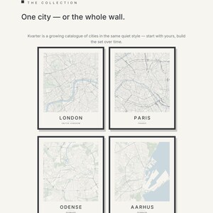 London map wall art — Listing image 07 — gallerywall