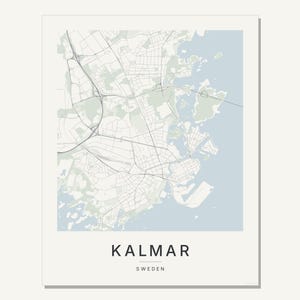 Kalmar map wall art — Listing image 03 — flat