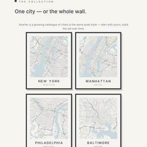 New York map wall art — Listing image 07 — gallerywall