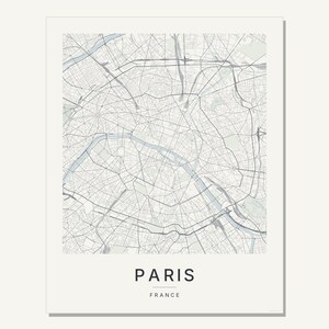 Paris map wall art — Listing image 05 — whatyouget