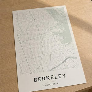 Berkeley map wall art — Listing image 03 — flat