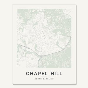 Chapel Hill map wall art — Listing image 09 — brand