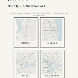Memphis map wall art — Listing image 07 — gallerywall