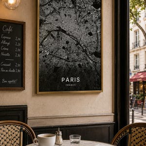 Paris map wall art — Listing image 03 — flat