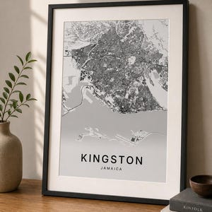 Kingston map wall art — Listing image 04 — detail