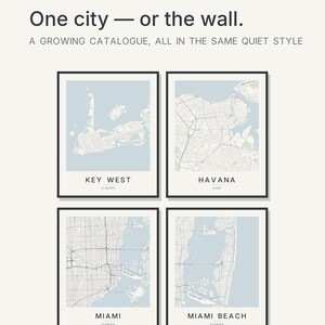 Key West map wall art — Listing image 07 — gallerywall
