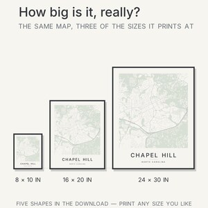 Chapel Hill map wall art — Listing image 08 — hero dark