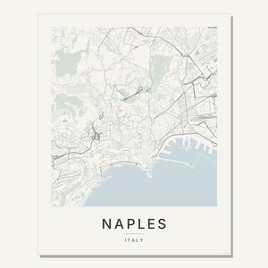 Naples map wall art — Listing image 03 — flat