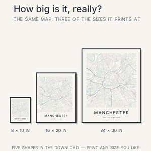 Manchester map wall art — Listing image 03 — flat