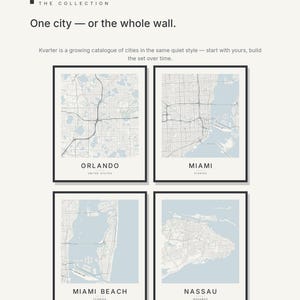 Orlando map wall art — Listing image 07 — gallerywall