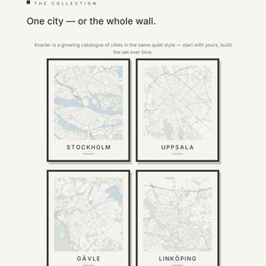 Stockholm Map Print, Stockholm Poster, Scandinavian Wall Art, Minimalist City Map, Sweden Printable, Digital Download, Housewarming Gift image 8