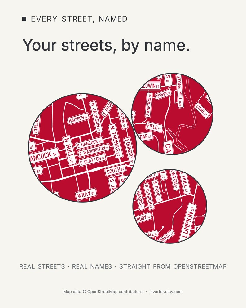 Athens map wall art — Listing image 03 — findstreet
