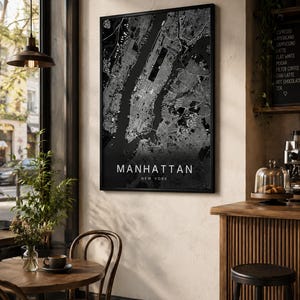 Manhattan map wall art — Listing image 05 — whatyouget