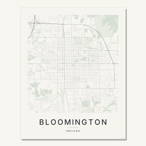 Bloomington map wall art — Listing image 09 — brand