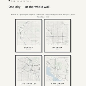 Denver map wall art — Listing image 08 — hero dark