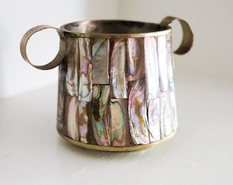 Mother of Pearl Pot